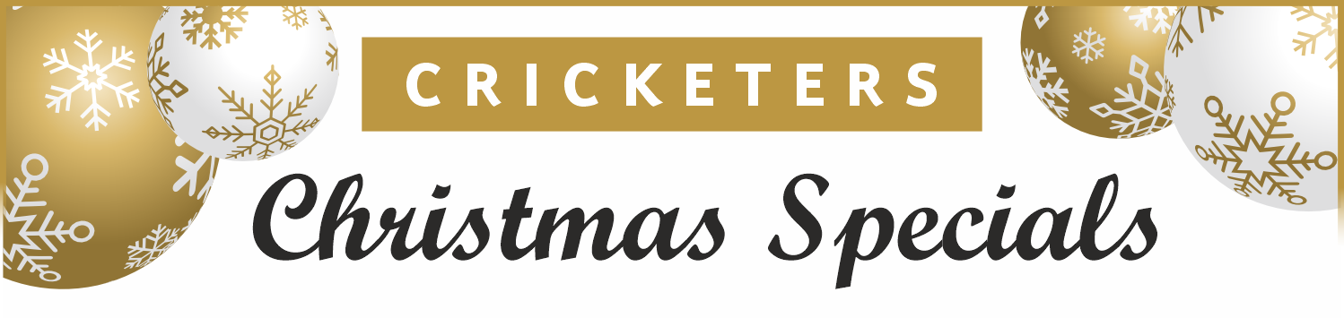 Cricketers Christmas Party Menus and Specials